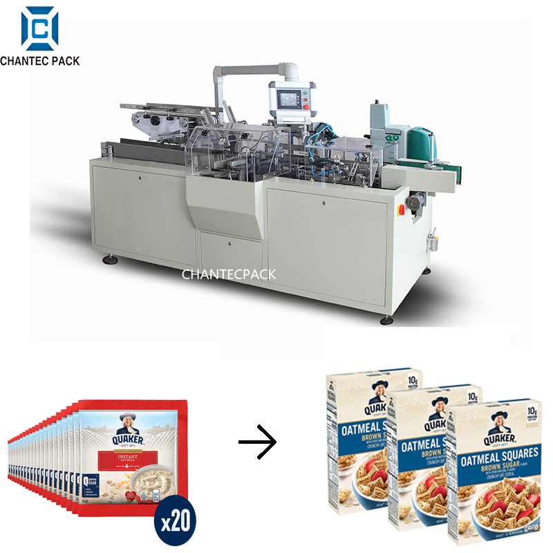 oatmeal sachet cartoning packing machine