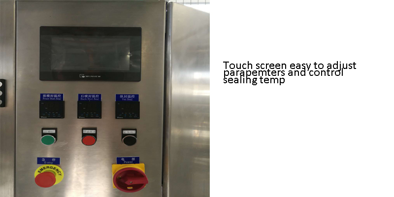 vertical packing machine touch screen